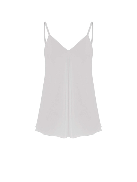 Light grey silk top , 1 Light grey silk top , 1