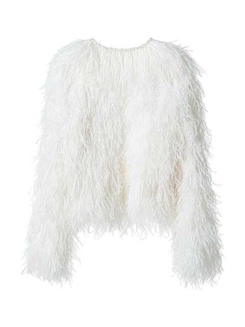 White feather jacket , 2