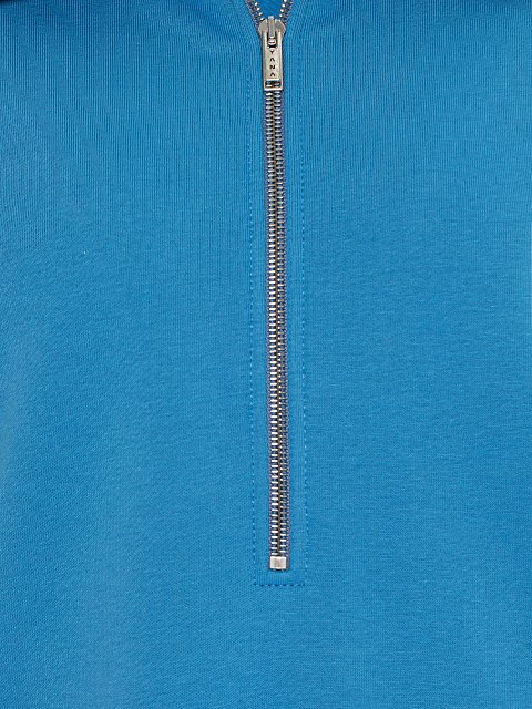 Bright Blue & White "Yana" Embroidered Jersey Suit, 4 Bright Blue & White "Yana" Embroidered Jersey Suit, 4