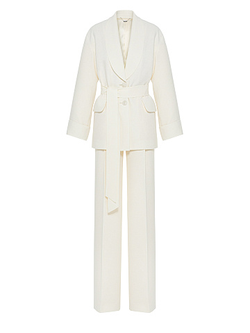 Milk Tweed Two-piece Suit, 1