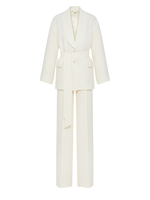 Milk Tweed Two-piece Suit, 1