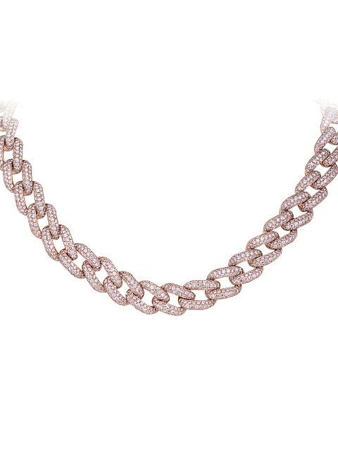 Rose Gold Diamond Tassel Necklace, 4