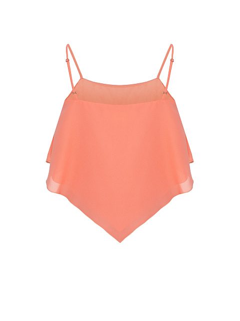 Coral camisole top with thin straps, 2