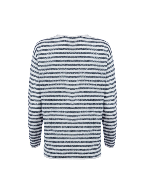 Light striped cashmere pullover with lurex, 2 Light striped cashmere pullover with lurex, 2