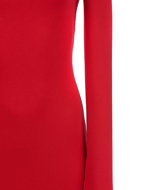 Red Jersey Midi Dress, 3