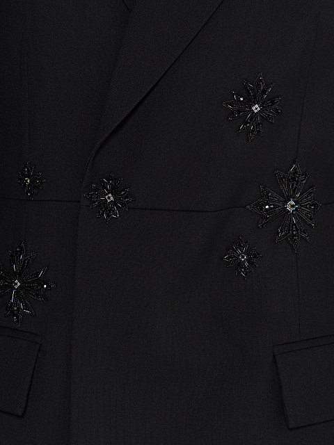 Black embroidered jacket, 3 Black embroidered jacket, 3