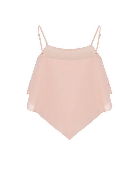 Powder-colored top with thin straps, 2