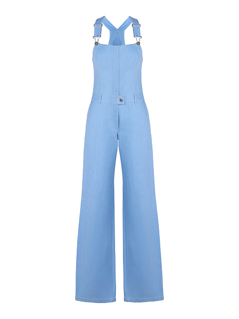 Light Blue Denim Jumpsuit, 1