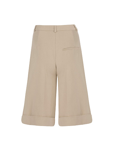 Sand denim Bermuda shorts, 2