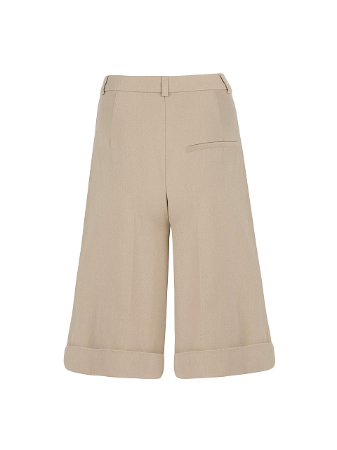 Sand denim Bermuda shorts, 2