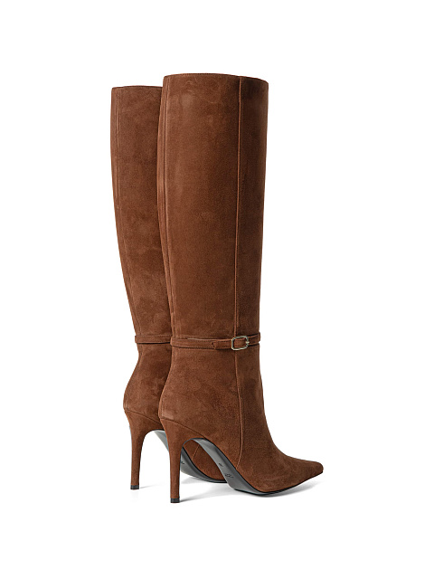 Suede boots, 4