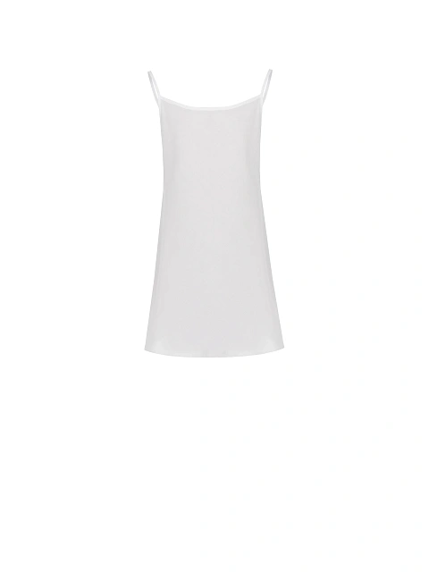 Girl's White Lace Collar Chiffon Dress, 3