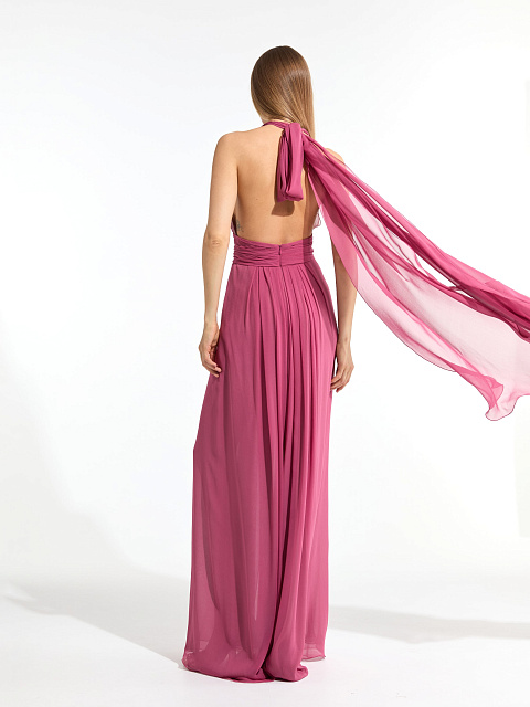 Pink maxi dress, 4