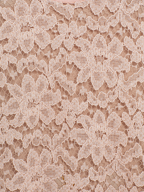 Peach lace top, 3