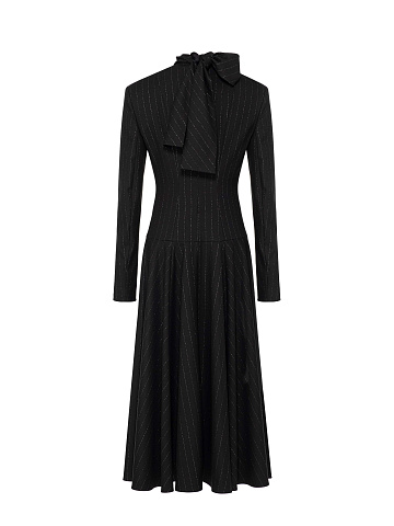 Black midi dress, 2