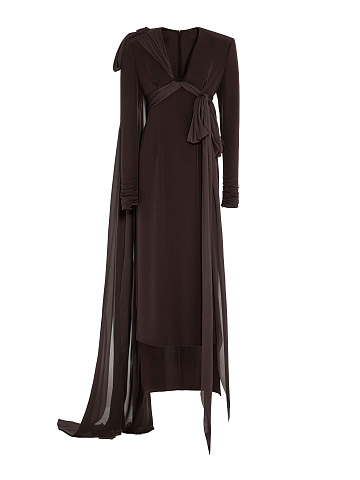 Triacetate midi dress, 1