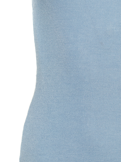 Light Blue Mini Polo Dress, 3