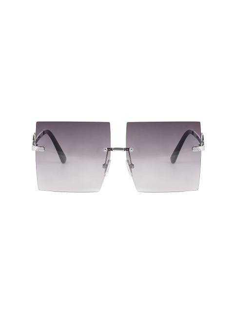 Grey Gradient Square Sunglasses, 2