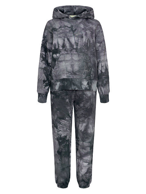 Grey Tie-Dye Jersey Suit, 1