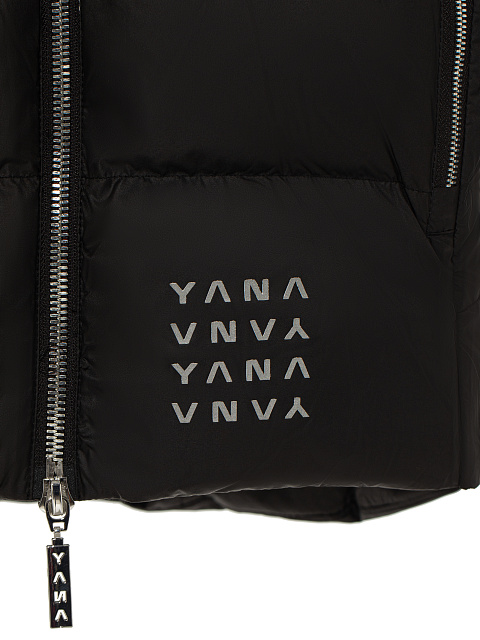 Black Unisex Hooded Puffer Jacket, 4 Black Unisex Hooded Puffer Jacket, 4