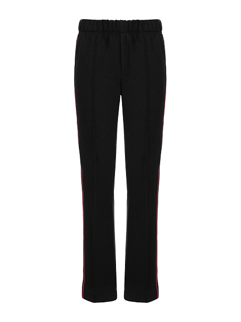 Black & Hot Pink YD Embroidered Jersey Suit, 3