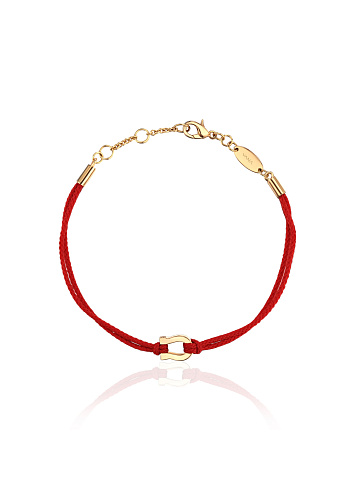 Yellow gold horseshoe bracelet, 1 Yellow gold horseshoe bracelet, 1