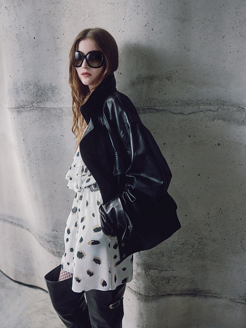 Printed chiffon mini dress, 2 Printed chiffon mini dress, 2