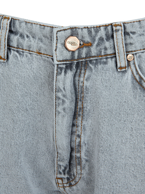 Distressed Light Grey Cotton Jeans, 4 Distressed Light Grey Cotton Jeans, 4