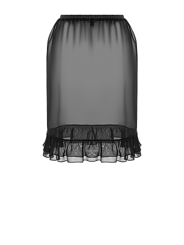 Black mini skirt, 2