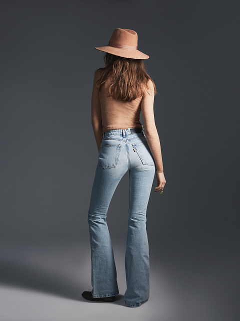 Light Blue Flared Jeans, 8