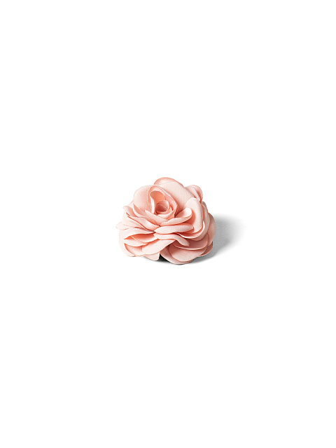 Peach flower brooch, 2