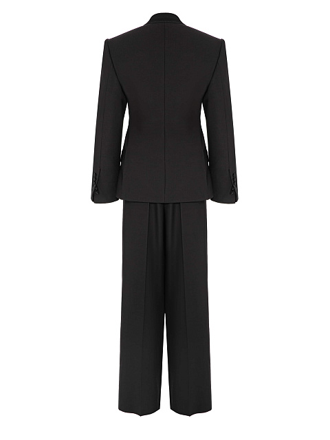 Black two-piece suit, 2