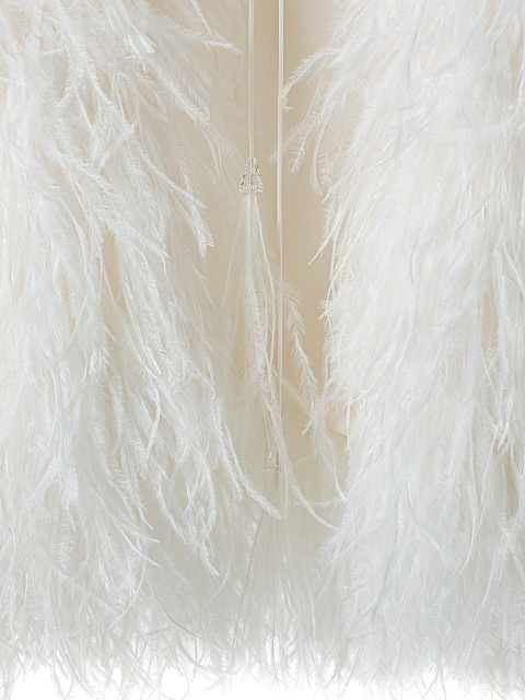 White feather jacket , 4