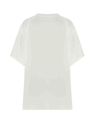 Ivory silk T-shirt, 2