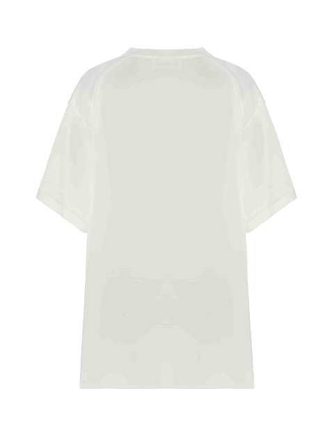 Ivory silk T-shirt, 2