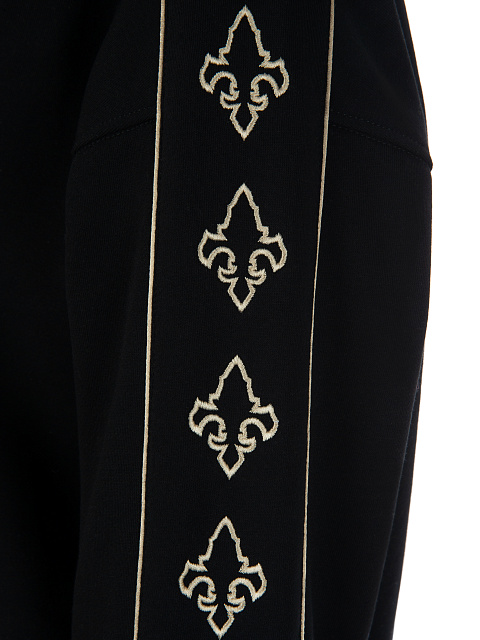 Black Lily Embroidered Jersey Suit, 4 Black Lily Embroidered Jersey Suit, 4