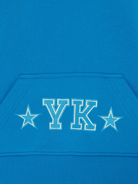 Kid's Bright Blue "YK" Embroidered Jersey Tracksuit, 6 Kid's Bright Blue "YK" Embroidered Jersey Tracksuit, 6