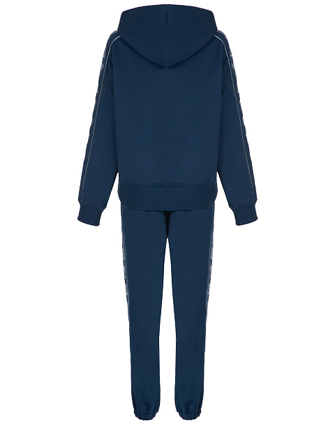 Dark Blue Jersey Set With White Embroidery, 2 Dark Blue Jersey Set With White Embroidery, 2