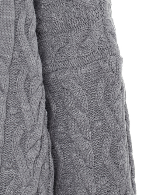 Grey Cable Knit Cardigan, 3 Grey Cable Knit Cardigan, 3