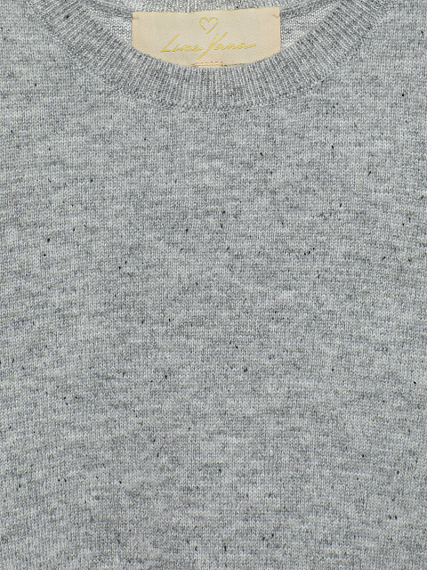 Grey angora jumper with short sleeves, 3 Grey angora jumper with short sleeves, 3