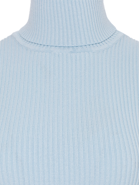 Light Blue Cut-Out Jersey Maxi Dress, 3 Light Blue Cut-Out Jersey Maxi Dress, 3