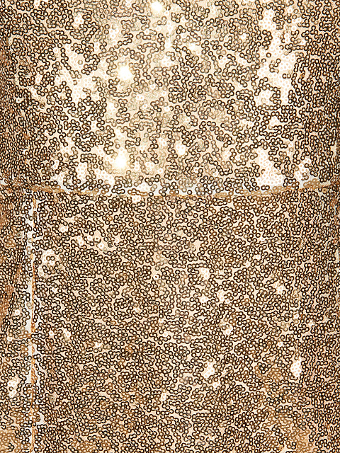 Gold Sequined Mini Dress, 3 Gold Sequined Mini Dress, 3