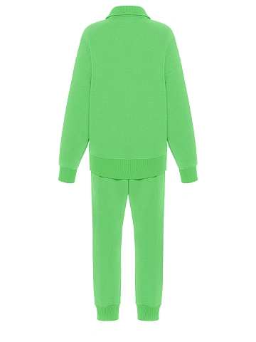 Lime Green Jersey Suit, 2