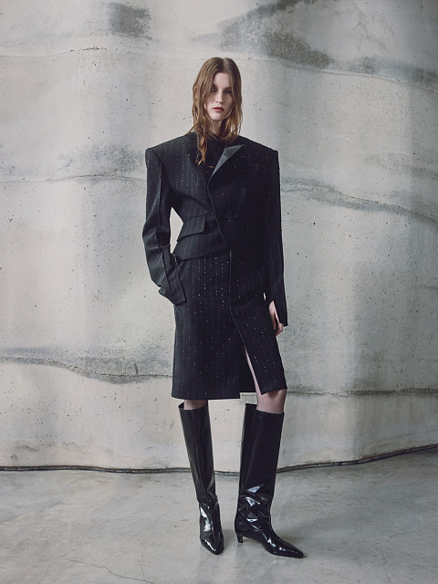 Black skirt with rhinestones, 2 Black skirt with rhinestones, 2