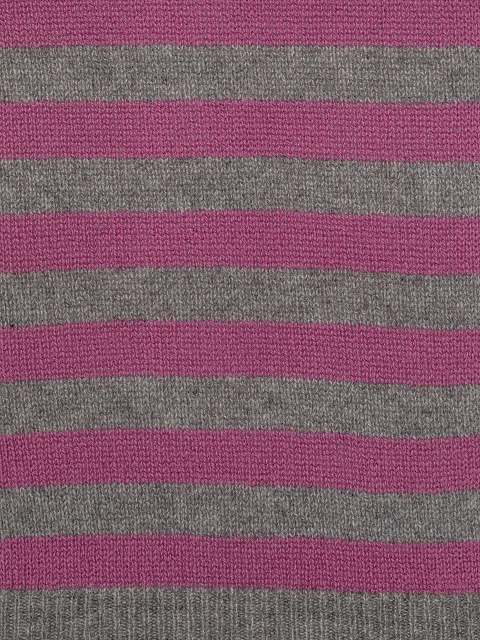 Pink & Grey Striped Pullover, 3
