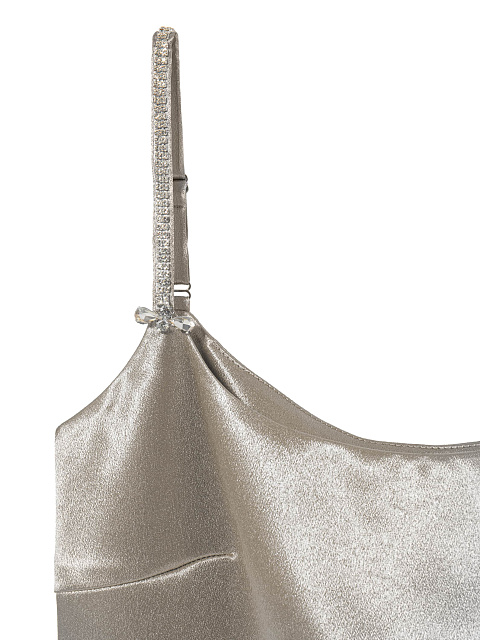 Silver satin mini dress, 3 Silver satin mini dress, 3