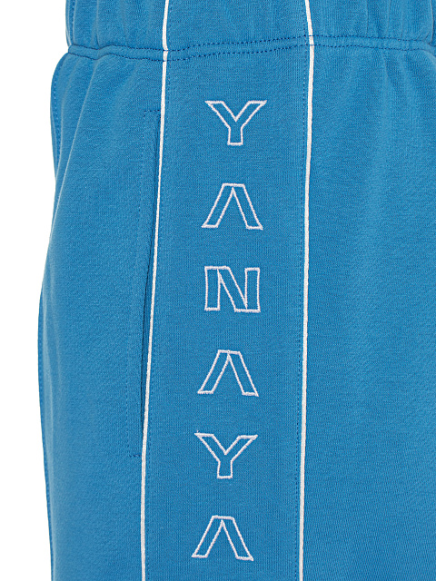 Bright Blue & White "Yana" Embroidered Jersey Suit, 6 Bright Blue & White "Yana" Embroidered Jersey Suit, 6