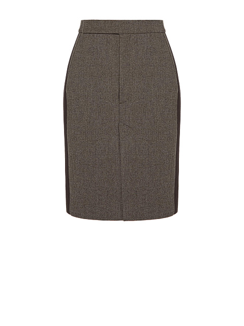 Striped mini skirt with side stripes, 1 Striped mini skirt with side stripes, 1