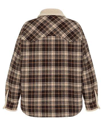 Brown Jacket With Beige Check, 2