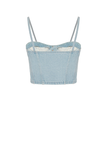 Light Blue Denim Top, 2